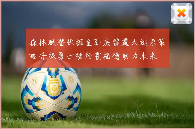 森林狼潜伏掘金卧底雷霆大逃杀策略升级勇士续约霍福德助力未来